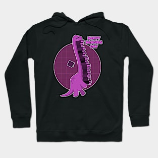 happy reading day booksaurus Hoodie